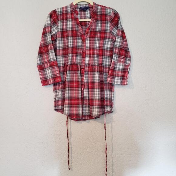 Miley Cyrus Max Azria Plaid Button Up S - Picture 4 of 8